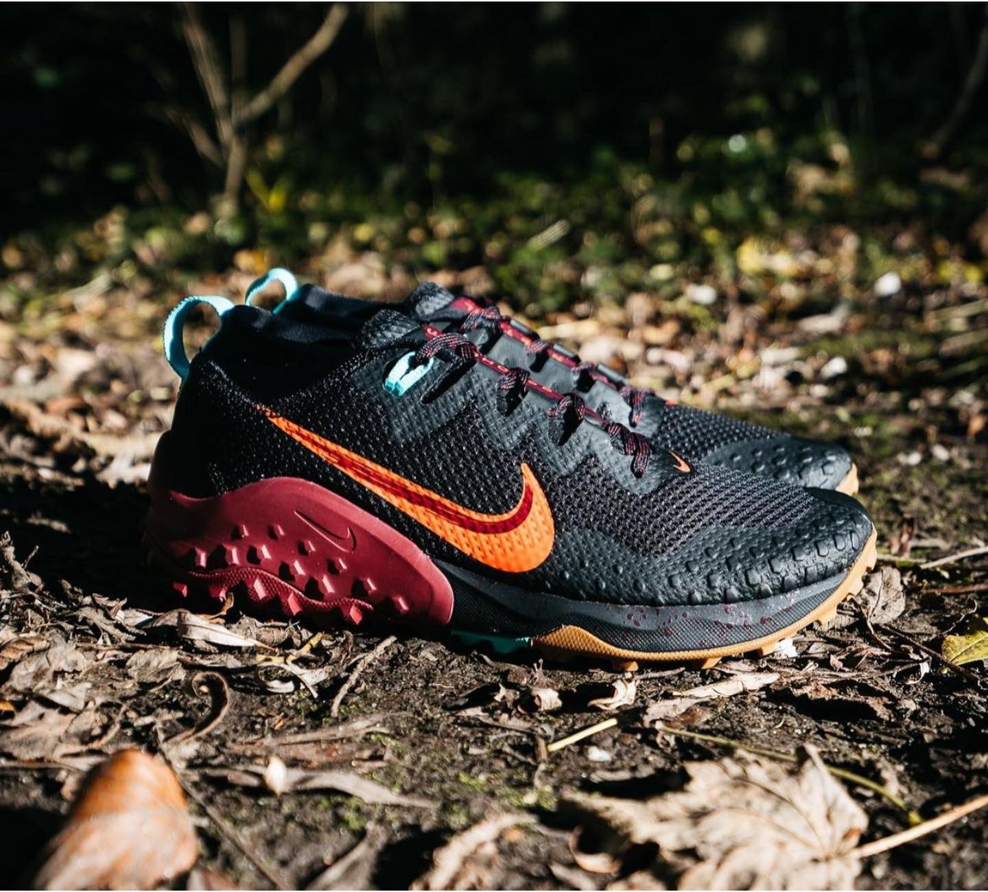 Giay Nike Wildhorse 7 Running Trail Shoes 'Black Crimson' CZ1856-001