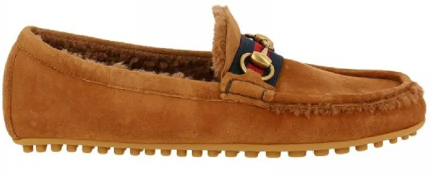 Giày Gucci Loafer Brown 497114-BND10-6176