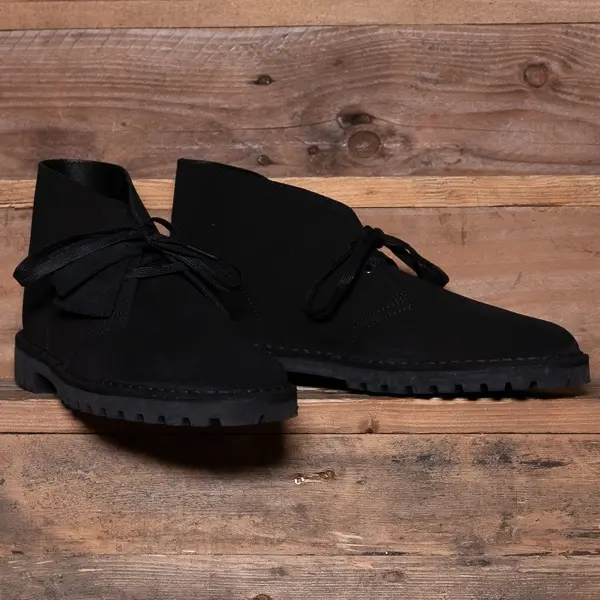 Giay Clarks Desert Rock 'Black Suede' 261-62705