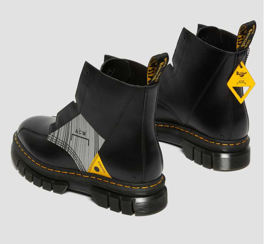 Giày Dr. Martens Rikard A-Cold-Wall* Leather Platform Boots 27923001 - Ảnh 6