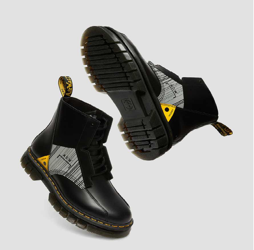 Giày Dr. Martens Rikard A-Cold-Wall* Leather Platform Boots 27923001 - Ảnh 4