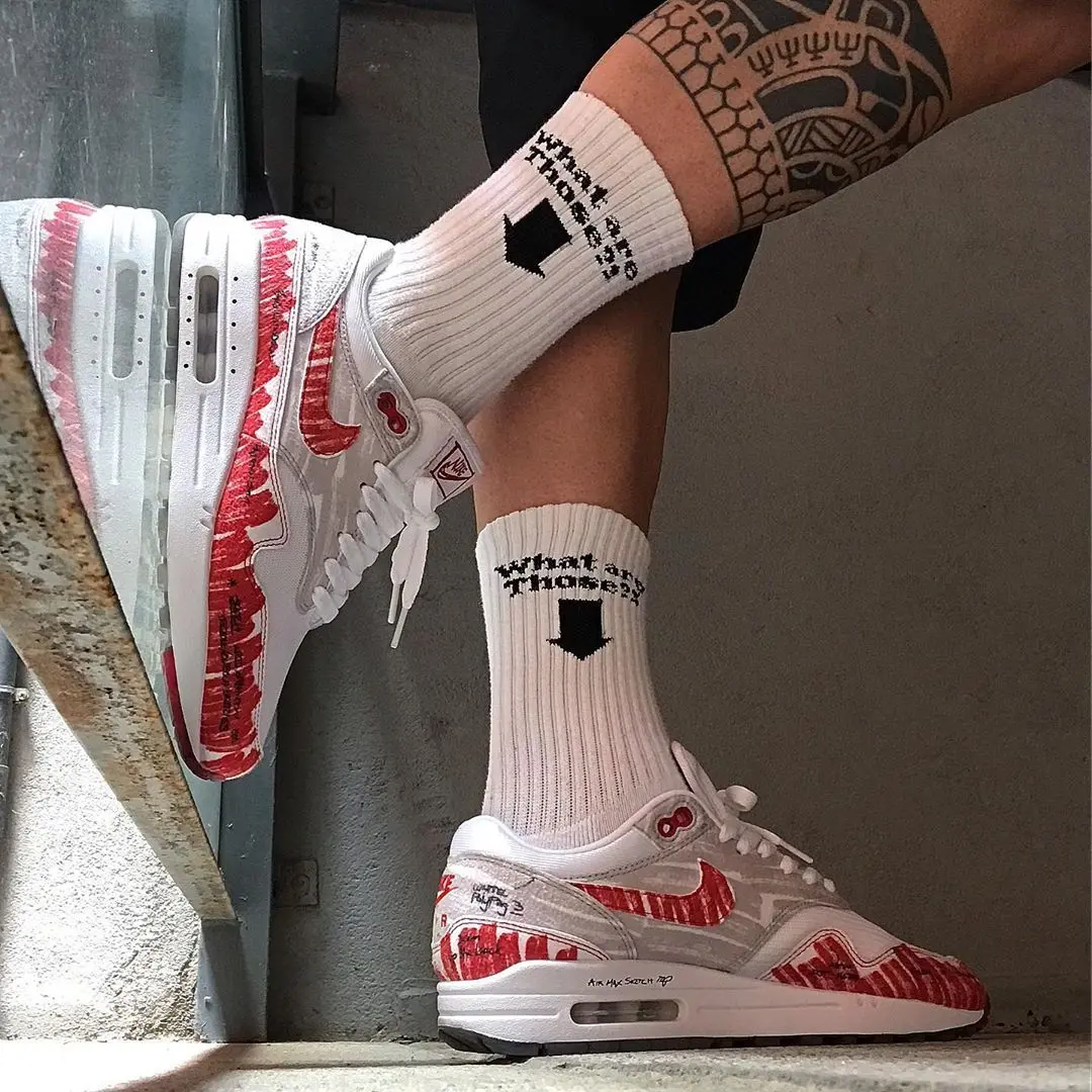 Alternative view of Giày Nike Air Max 1 'Sketch To Shelf White' CJ4286-101