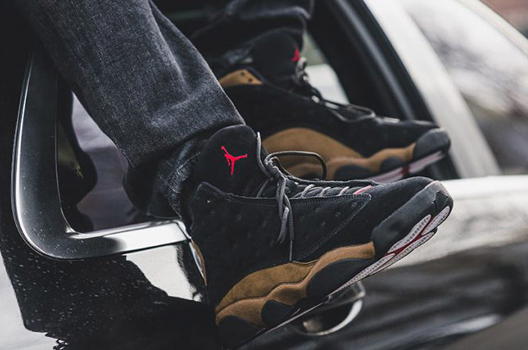 Giày Nike Air Jordan 13 Retro BG 'Olive' 884129-006 - Ảnh 5