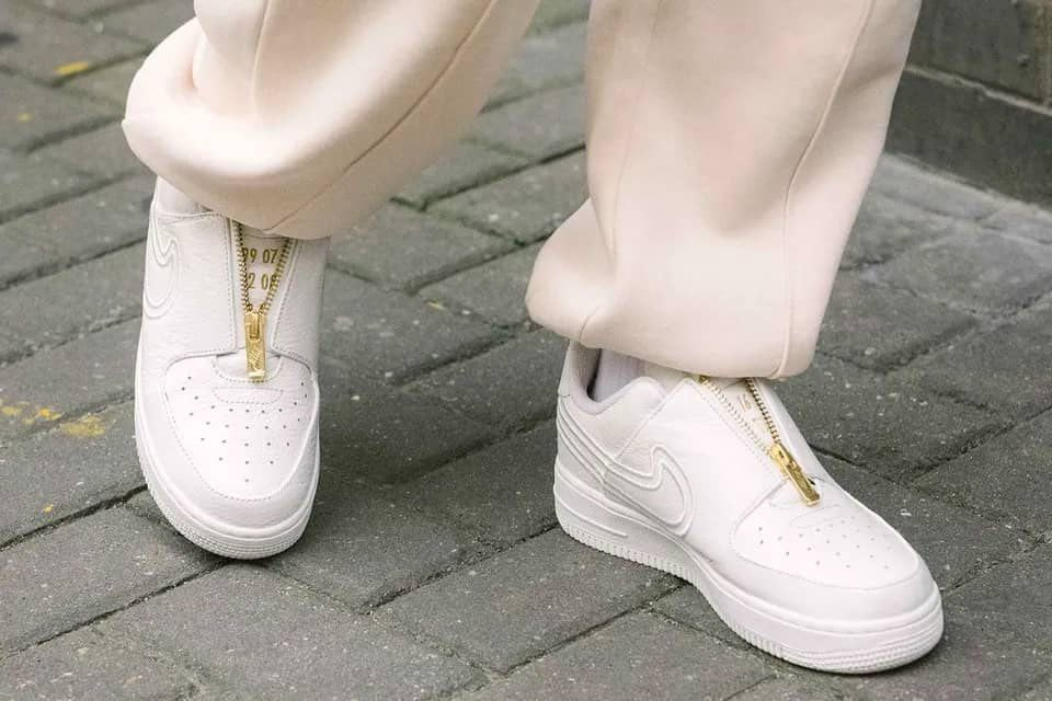 Giày Nike Serena Williams x Air Force 1 LXX Zip 'Summit White' DM5036-100 - Ảnh 7