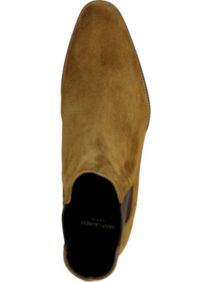 Alternative view of Giày Saint Laurent Wyatt Chelsea boots In Suede 6341941NZ002635