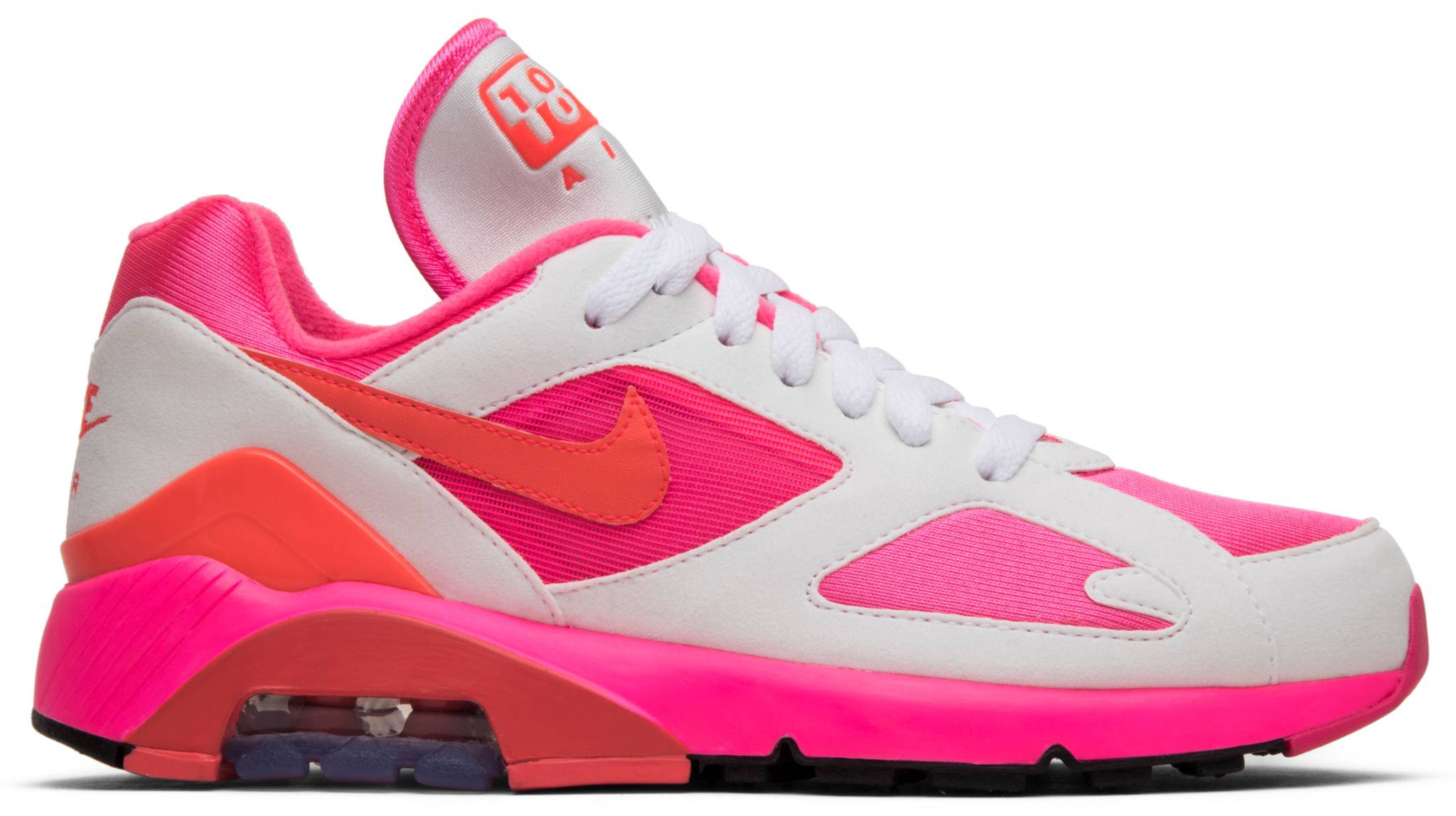 Giày Nike Comme des Garçons x Air Max 180 'White Pink' AO4641-600