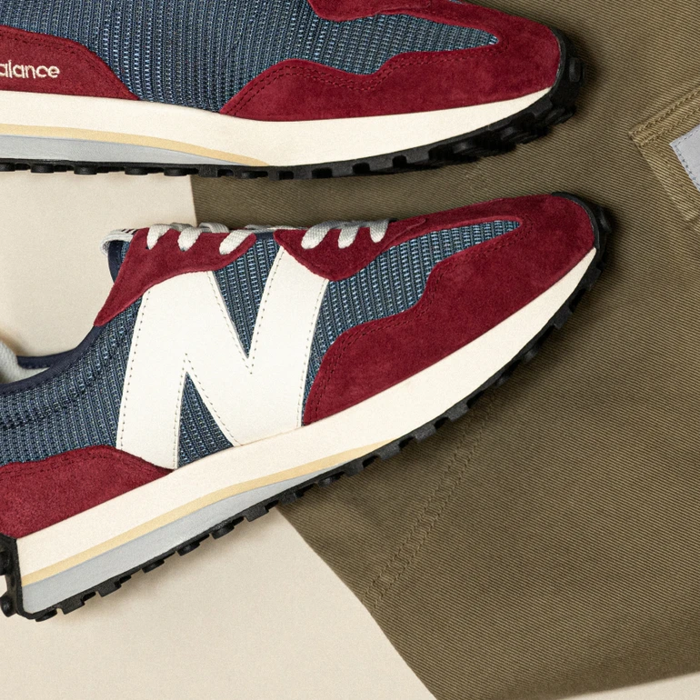 Giày New Balance 327 'Navy Blue Red White' MS327MR - Ảnh 5