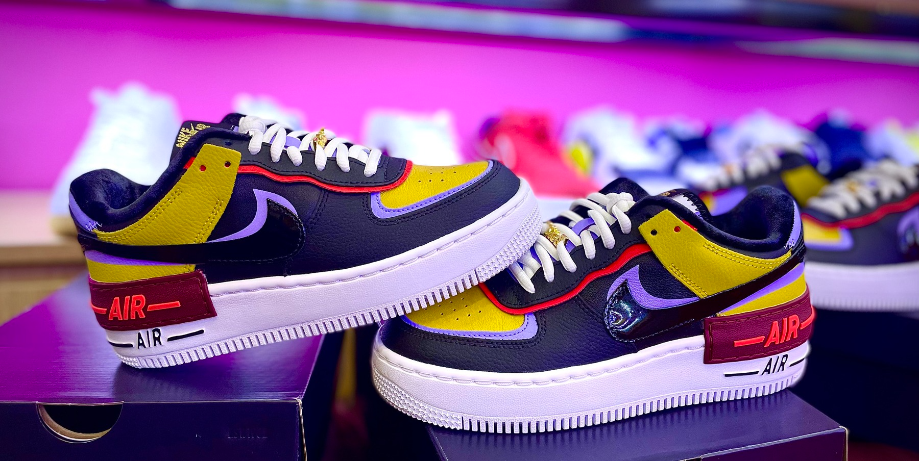 Giày Nike Air Force 1 Low Shadow Sisterhood Black DO6114-700 - Ảnh 5