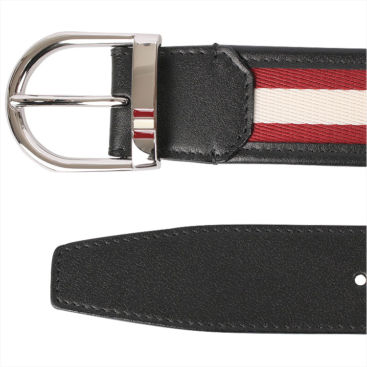 Thắt Lưng Bally 21FW DARKON Triple Belt Black DARKON 35 MT 36 - Ảnh 3