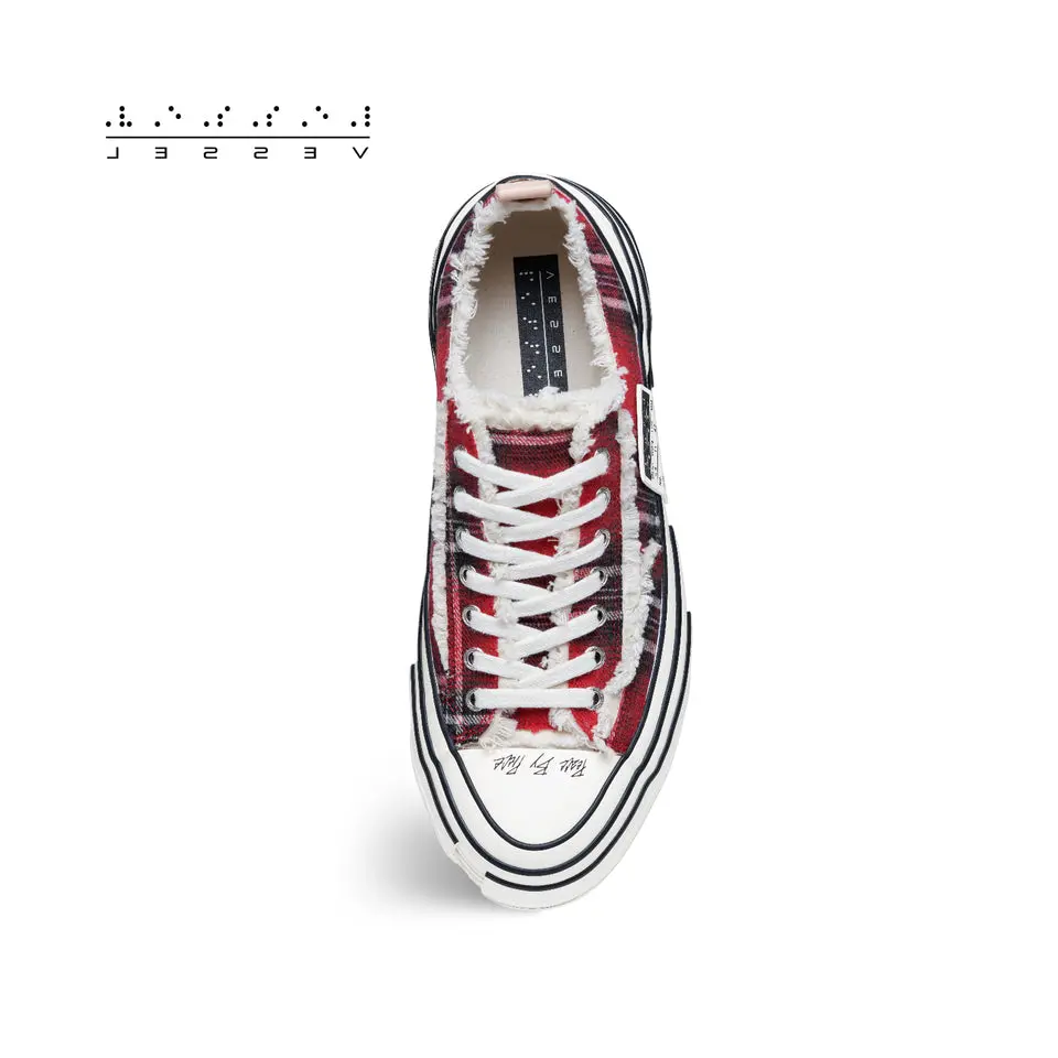 Giay xVESSEL G.O.P Lows 'Forrest Red Plaid' F22X91R