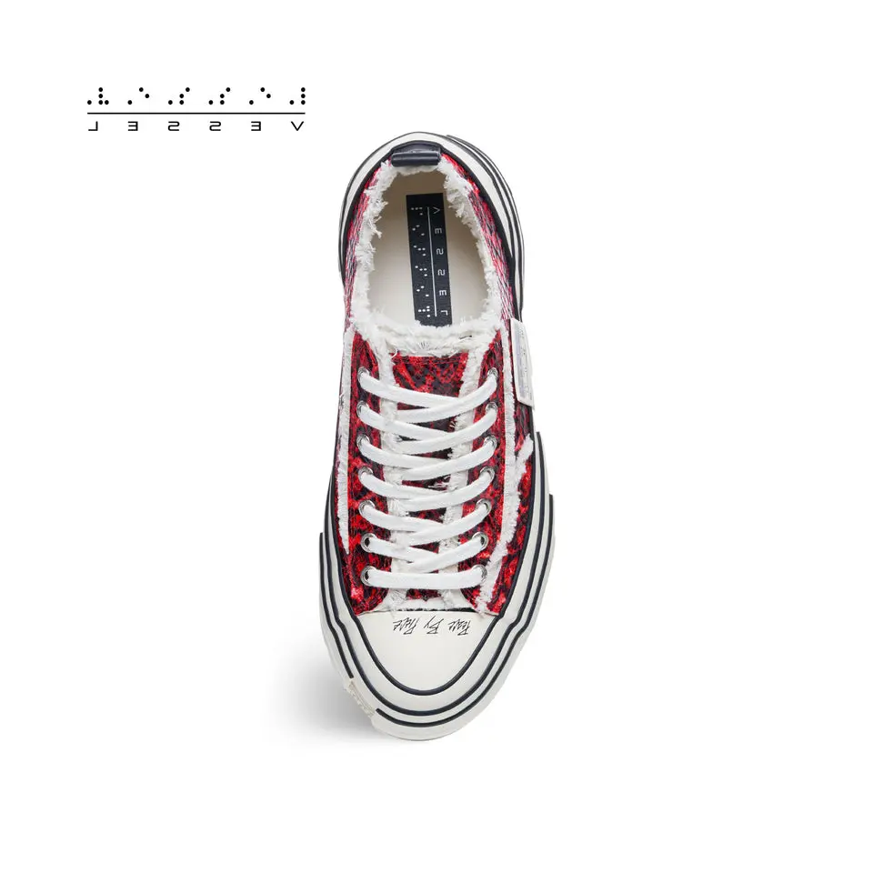 Giay xVESSEL G.O.P. Lows 'Python Pattern Red' F22X86R