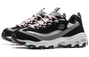 Alternative view of Giày Skechers D'lites 1.0 'Black Grey' 13143-BKGY