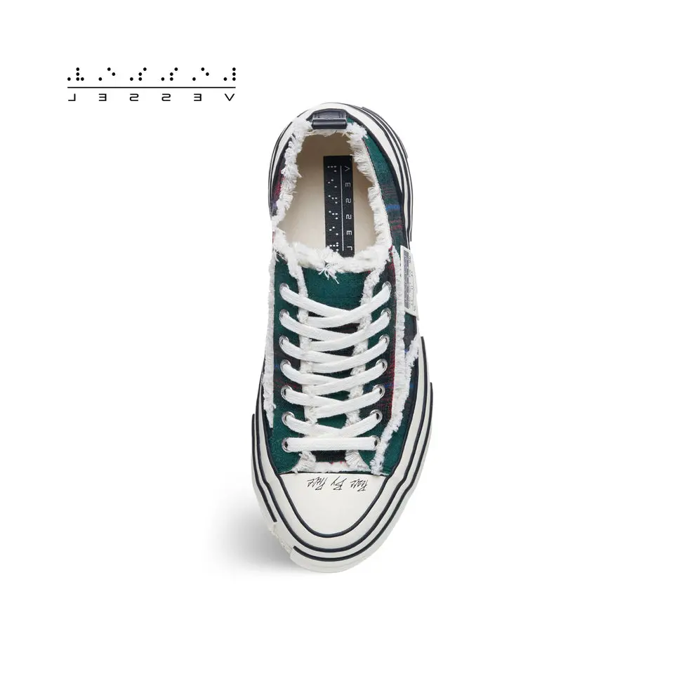 Giay xVESSEL G.O.P Lows 'Forrest Green Plaid' F22X89G