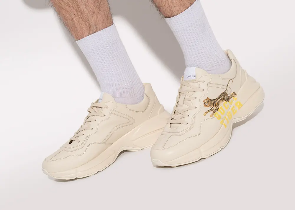 Alternative view of Giày Gucci Tiger Men's Rhyton sneaker ‎687611-DRW00-9522