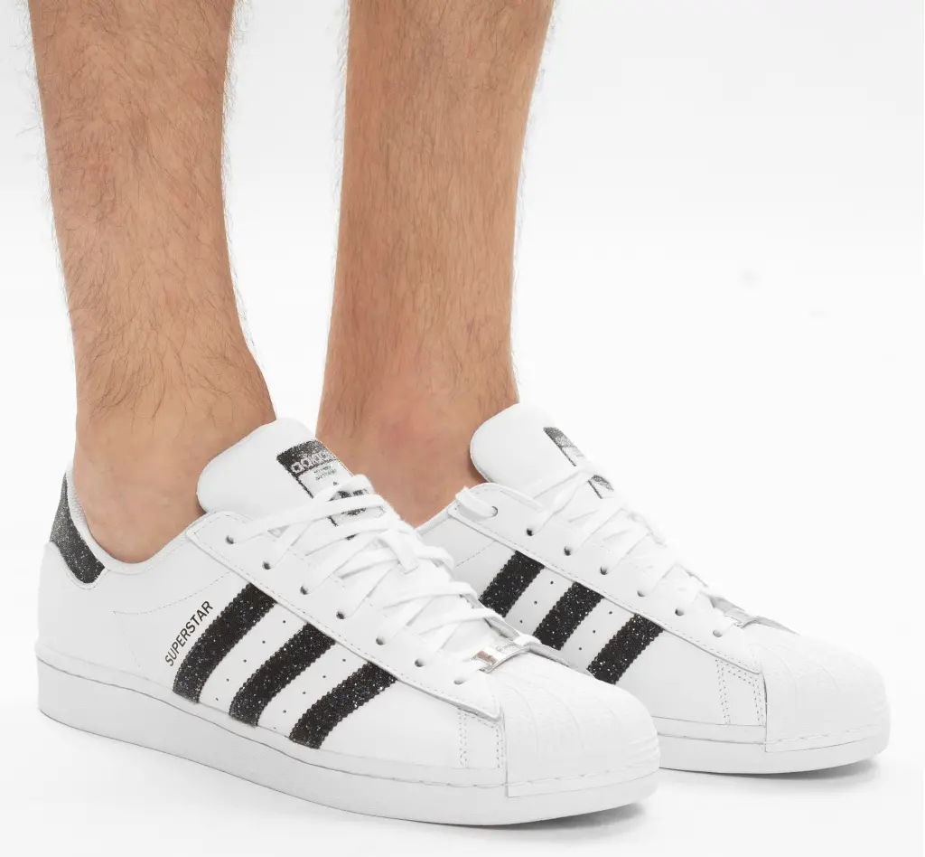 Alternative view of Giày Adidas Superstar x Swarovski 'White Black' FX7480