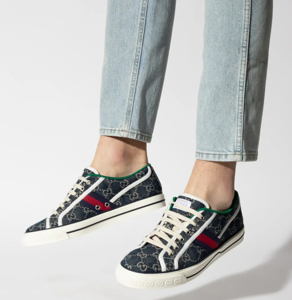 Alternative view of Giày Gucci Tennis 1977 'Denim' 606111-2KQ10-4463