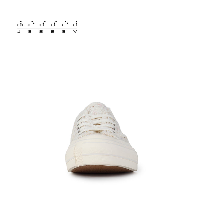 Giay xVESSEL G.O.P. Slip On 'White Tweed'