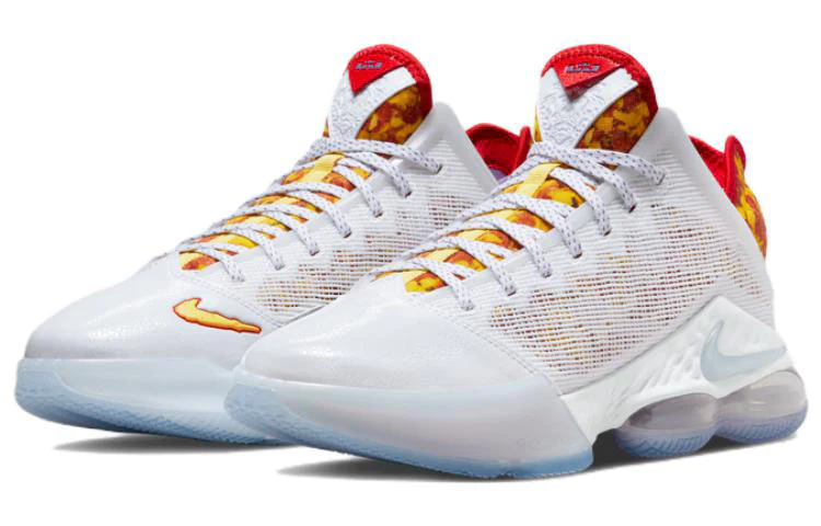 Giày Nike LeBron 19 Low Magic Fruity Pebbles 'White' DQ8343-100 - Ảnh 3