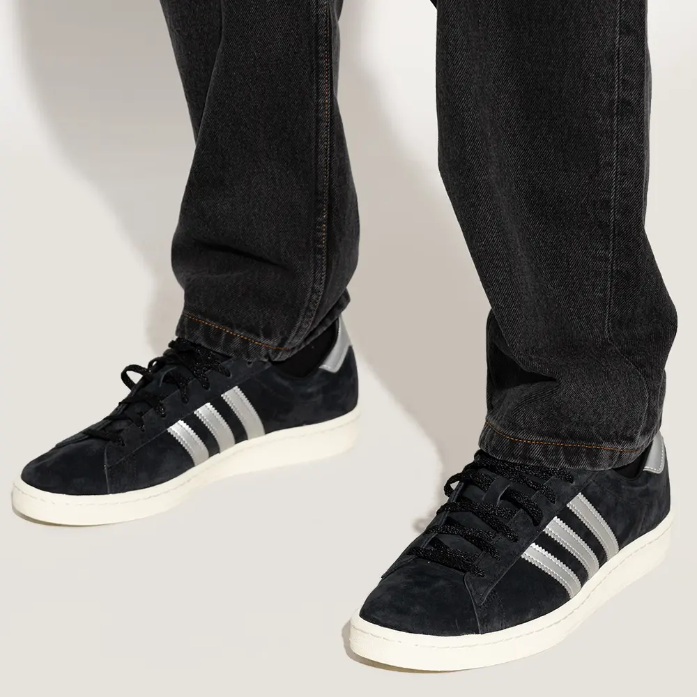 Giay Adidas Campus 'Black Metallic Silver' GX7330