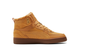 Giay Puma Rebound Joy Fur Corduroy Wheat 385254-02