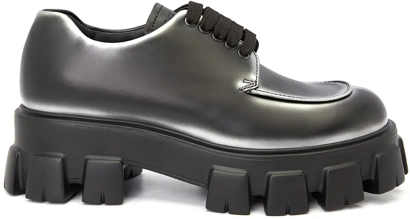 Giay Prada Monolith Nuance Lace Up 'Black' 2EE356-3LMH-F0I89