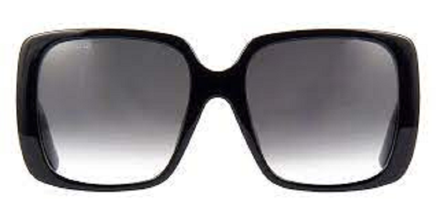 Kính Gucci Black Shiny 'Grey Square' GG0632SA-001