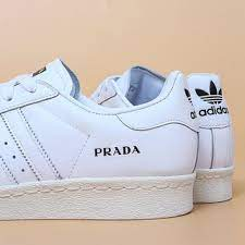 Alternative view of Giày Adidas Prada x Superstar 'Core White' & Bag Bundle FW6683