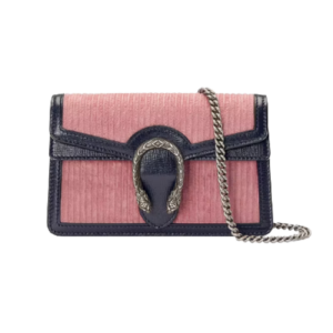 Túi Gucci Dionysus Super Mini Pink Corduroy ‎476432-2S8AN-6781