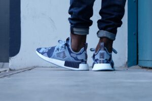 Alternative view of Giày Adidas NMD Xr1 Camo Pack 'Blue' BA7754