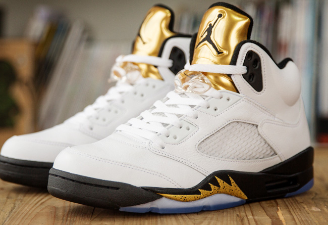 Giày Nike Air Jordan 5 Retro 'Olympic' 136027-133 - Ảnh 4