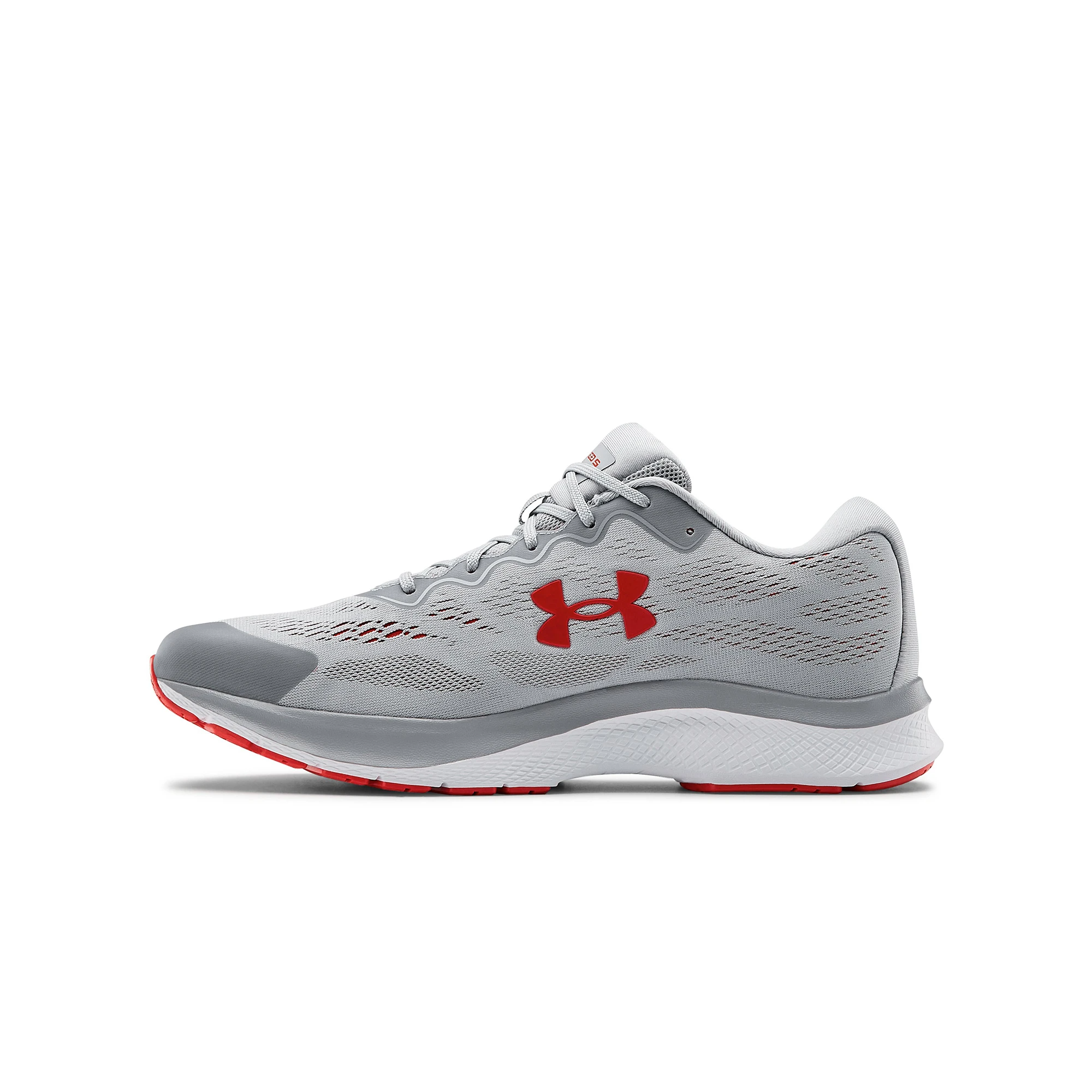 Giày Under Armour Charged Bandit 6 'Mod Grey Versa Red' 3023019-104 - Ảnh 3