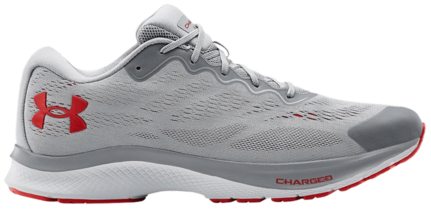 Giày Under Armour Charged Bandit 6 'Mod Grey Versa Red' 3023019-104