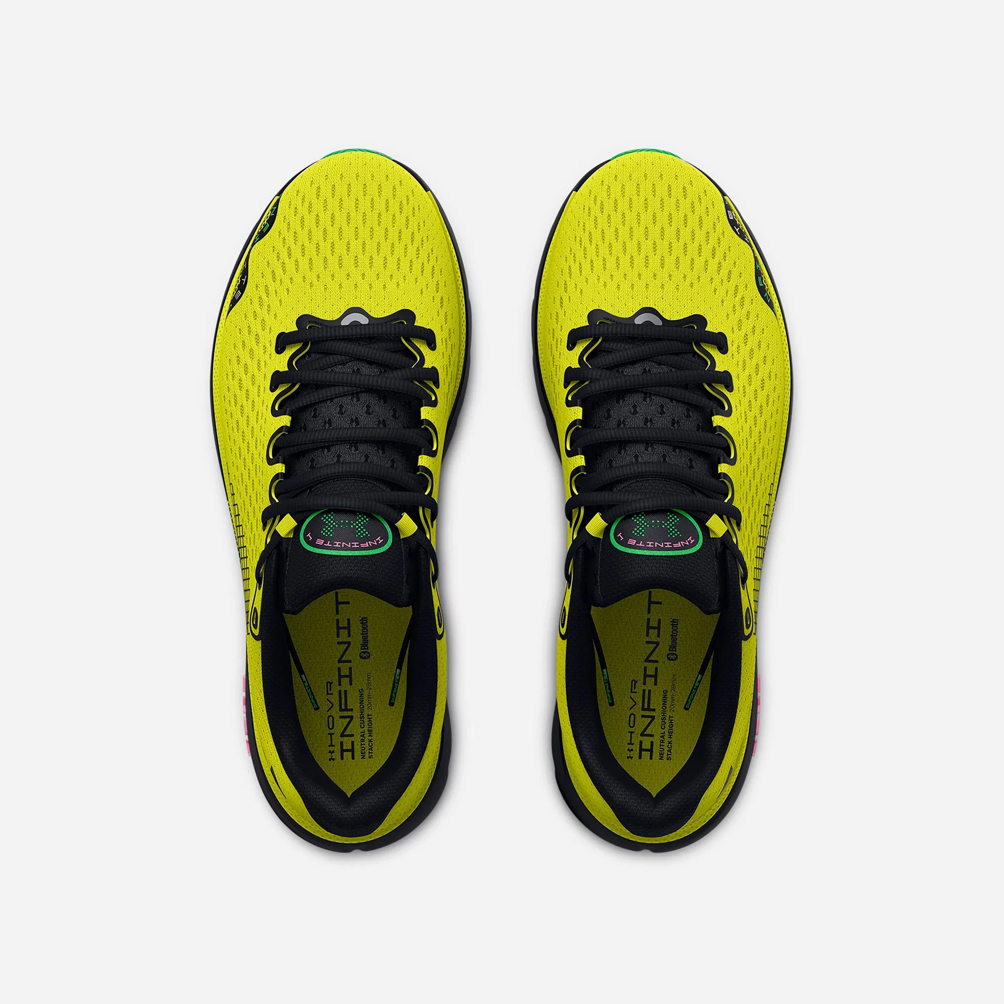 Giay Under Armour HOVR Infinite 4 'Yellow Ray Pink' 3024897-302