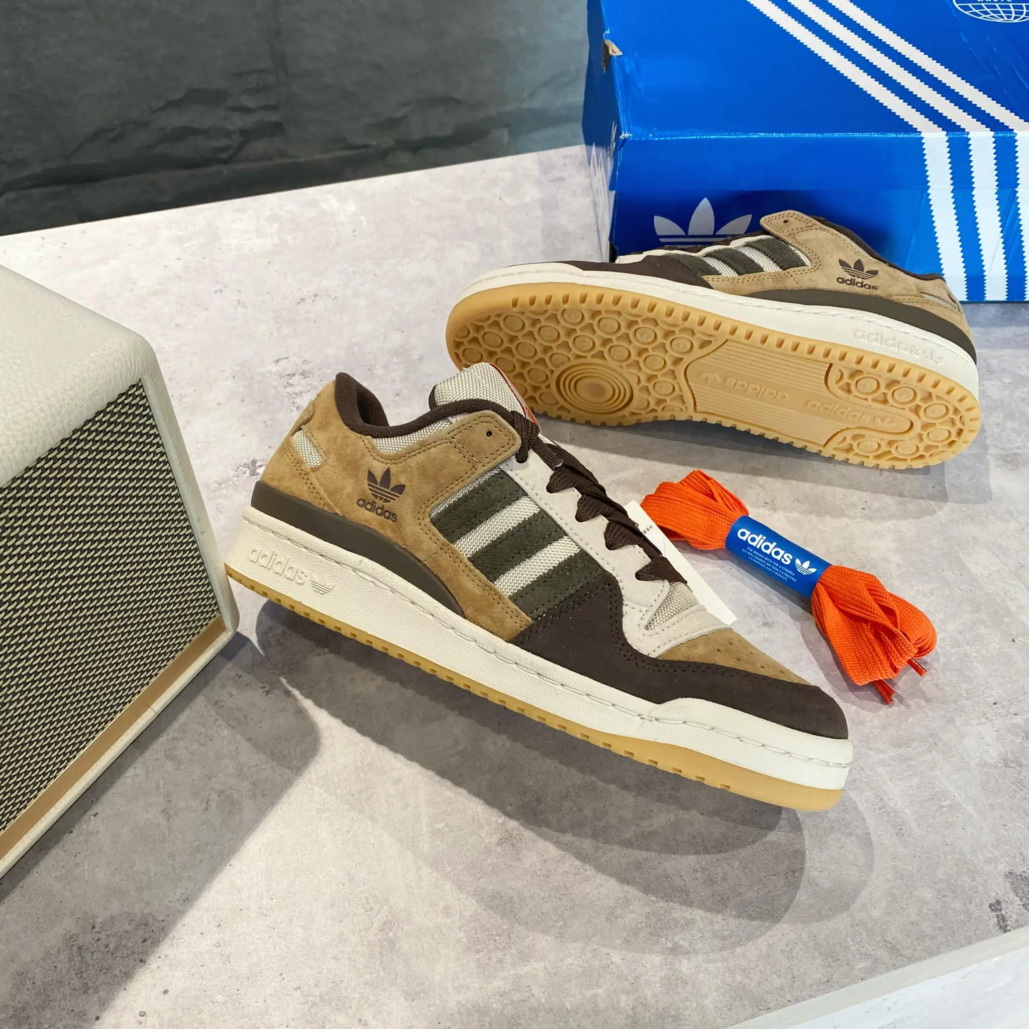 Giày Adidas Forum 84 Low 'Beige' GW4334 - Ảnh 11