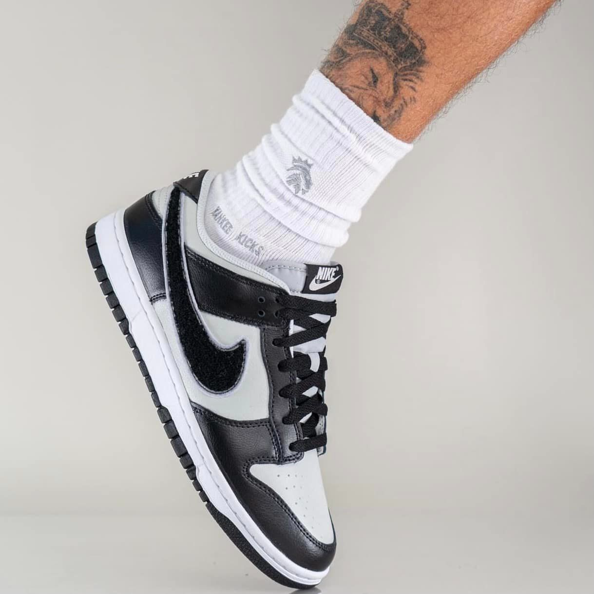 Giày Nike Dunk Low Retro 'Grey Fog Black' DQ7683-001 - Ảnh 3