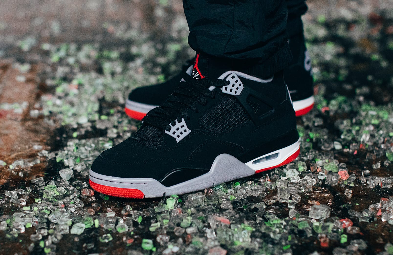 Giày Nike Air Jordan 4 Retro OG 'Bred' 2019 308497-060 - Ảnh 3