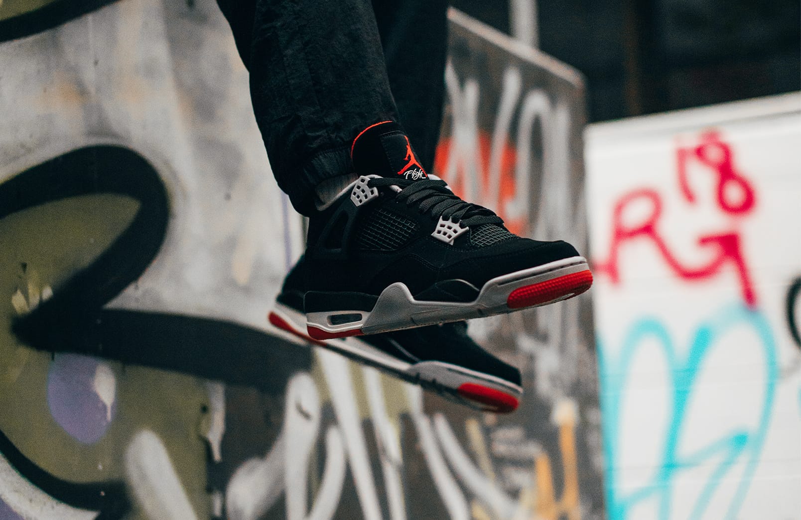 Giày Nike Air Jordan 4 Retro OG 'Bred' 2019 308497-060 - Ảnh 4