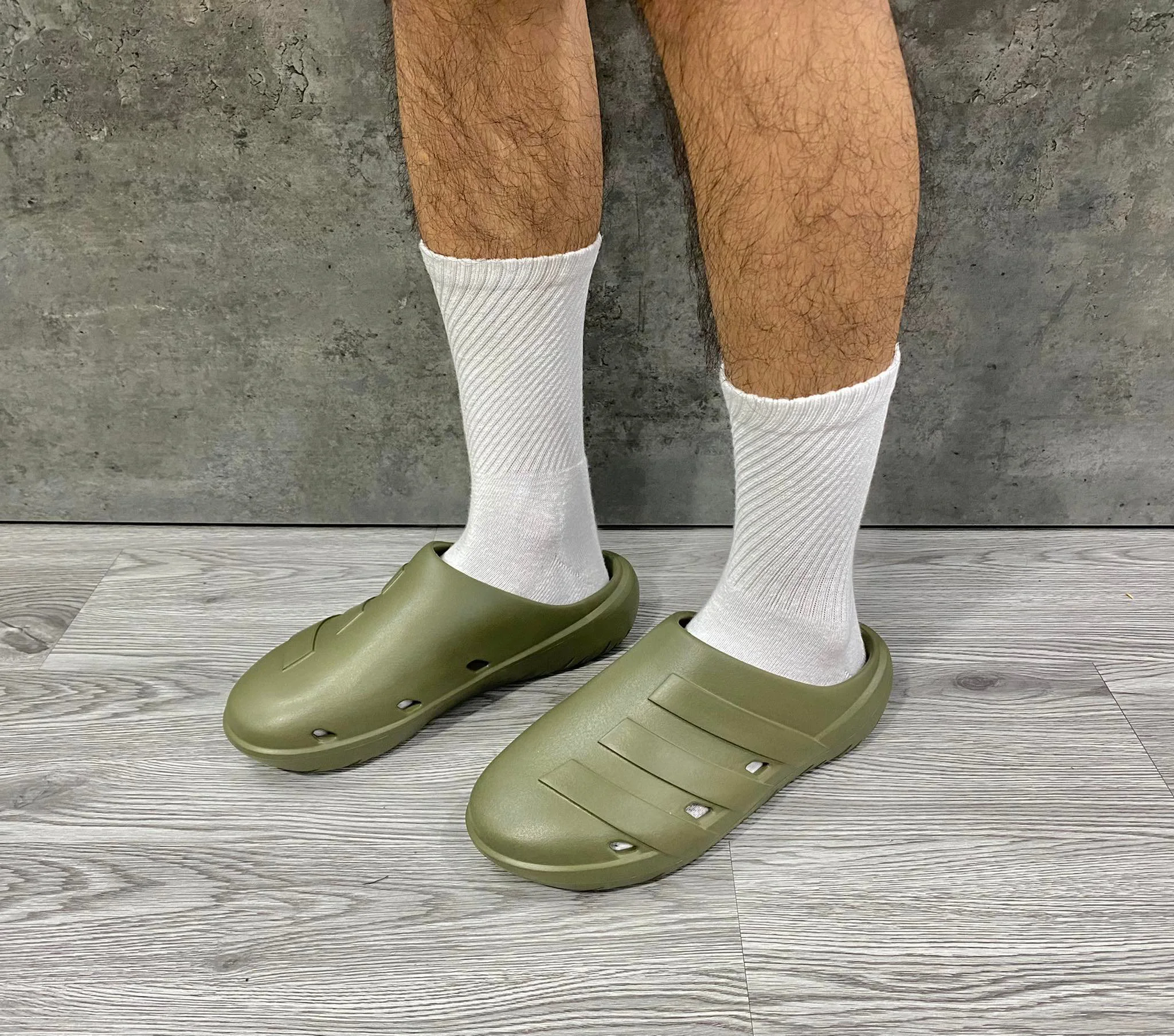 Dep Adidas Adicane Clogs 'Olive Strata' HQ9917