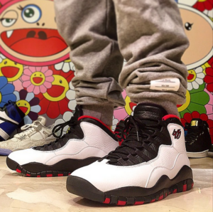 Alternative view of Giày Nike Air Jordan 10 Retro 'Chicago' 2012 310805-100