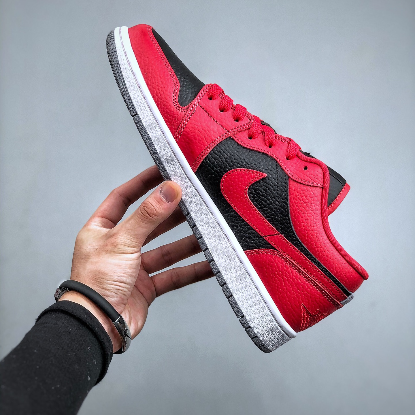 Giay Nike Air Jordan 1 Low SE 'Split Gym Red Cement Grey' DR0502-600