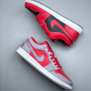 Giay Nike Air Jordan 1 Low SE 'Split Gym Red Cement Grey' DR0502-600
