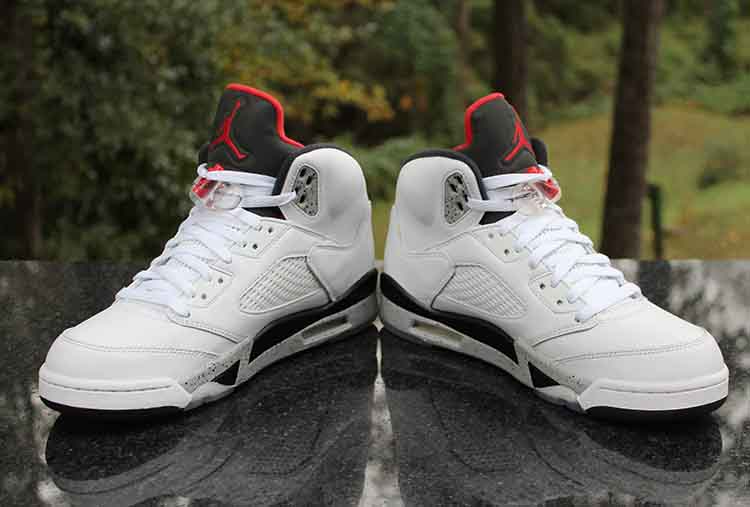 Giày Nike Air Jordan 5 Retro 'White Cement' 136027-104 - Ảnh 7