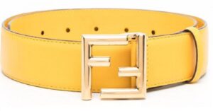 Thắt Lưng Fendi Women's Yellow Leather Belt 8C0649AAIWF1EYI