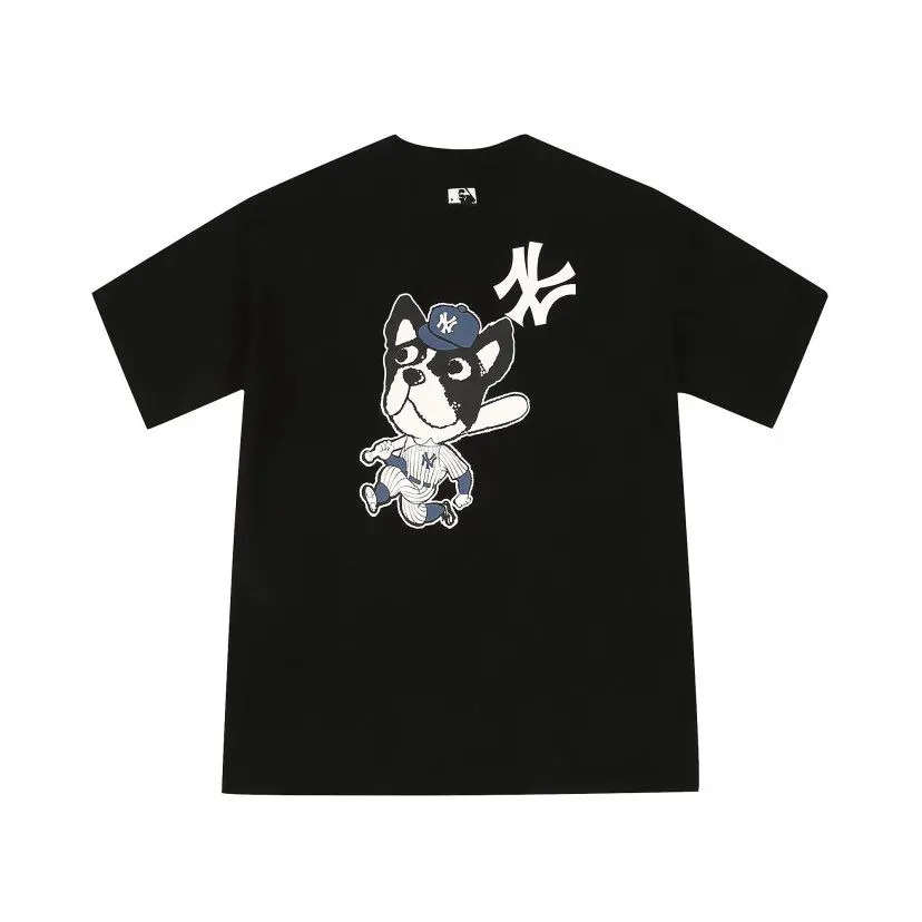 Alternative view of Áo MLB Bark Short Sleeve New York Yankees Black 31TSCM031-50L