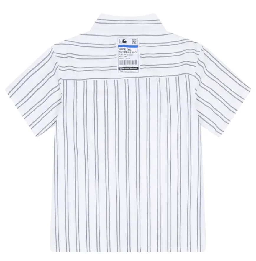 Alternative view of Áo MLB Stripe Short Sleeve Shirt New York Yankees 31WSU4131-50W