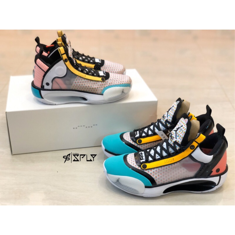 Giày Air Jordan 34 Low 'Guo Ailun' CZ7748-100 - Ảnh 6