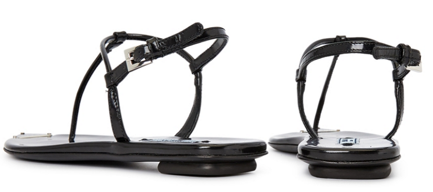 Dép Prada Logo Brushed 'Black' 1Y881M-055-F0002 - Ảnh 4