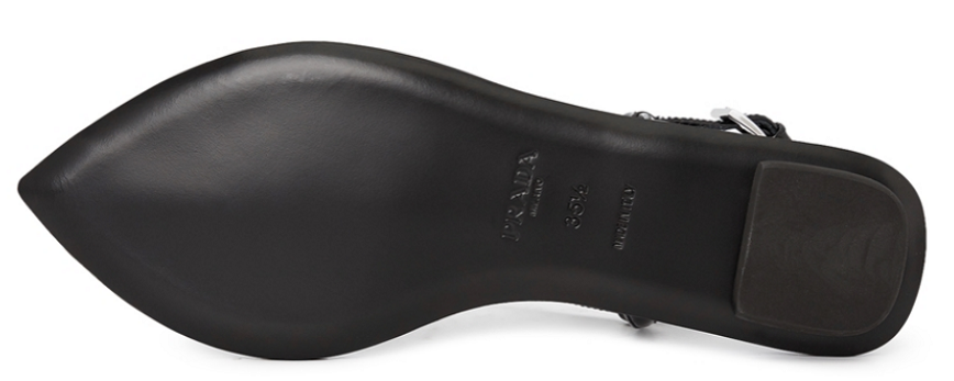 Dép Prada Logo Brushed 'Black' 1Y881M-055-F0002 - Ảnh 7