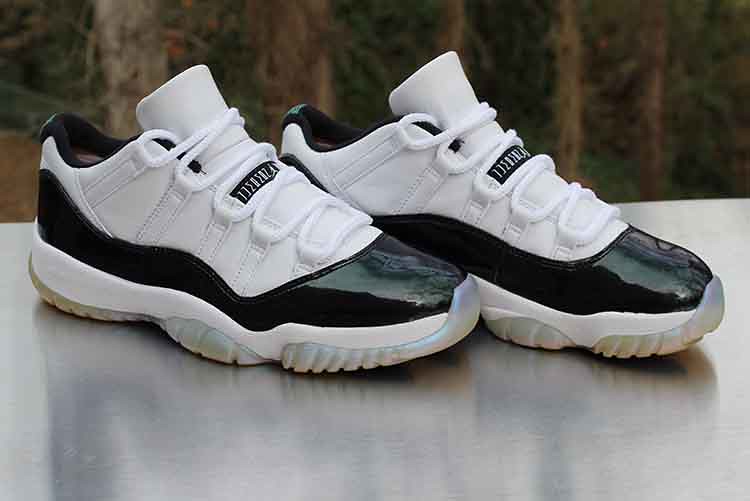 Giày Nike Air Jordan 11 Retro Low 'Emerald' 528895-145 - Ảnh 4