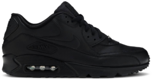 Giày Nike Air Max 90 Leather 'Black' 302519-001